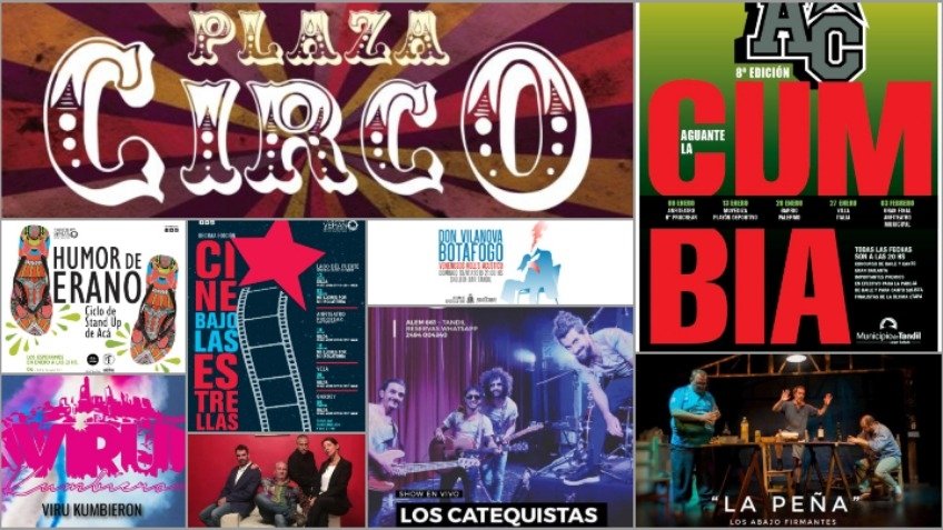 La agenda para el fin de semana